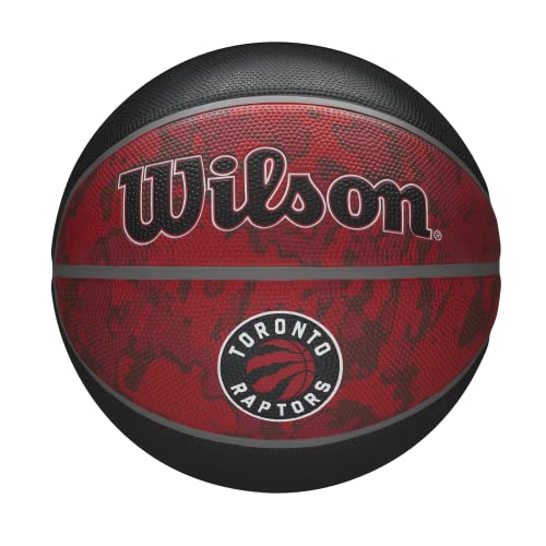 Image of WILSON NBA Team Tiedye Basketball - Size 7-29.5 inch, Toronto Raptors