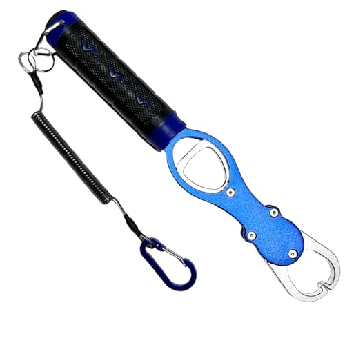 GENERICO, ALICATE CONTENÇÃO BOGA GRIP PEGA PEIXE AZUL COM PINÇA BALANÇA 18KG