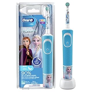 Oral-B Spazzolino Elettrico Ricaricabile Kids Frozen II Per Bambini, 1 Testina, 1 Spazzolino