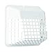Deflecto Supurr-Vent Louvered Outdoor Dryer Vent Cover, White, 4