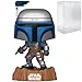 POP Star Wars: Bounty Hunter - Jango Fett Funko Vinyl Figure (Bundled with Compatible Box Protector Case), Multicolored, 3.75 inches