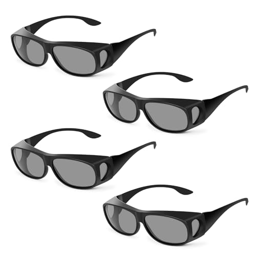 ZIUYH Hydroponic Indoor Grow Room Glasses (4-Pack), HPS MH LED