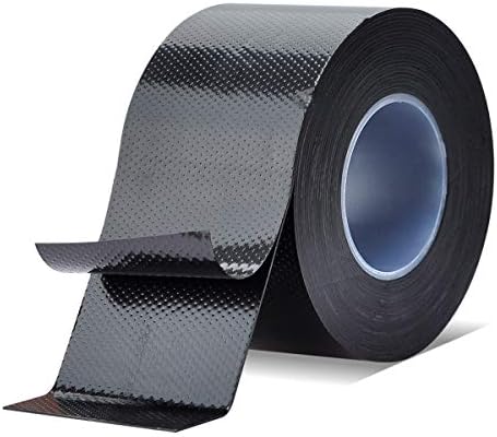 Lysignal Waterproof Self-Fusing Silicone Rubber Tape Electrical Tape for Coax Connectors/Coaxial Cable/Antenna/Emergency Repair, Black (50mm)