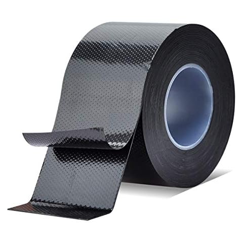 Lysignal Waterproof Self-Fusing Silicone Rubber Tape Electrical Tape for Coax Connectors/Coaxial Cable/Antenna/Emergency Repair, Black (50mm) Cover