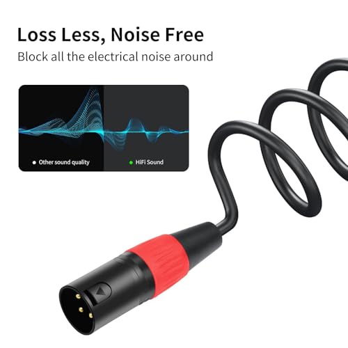 Señal estable sin interferencias con el cable USB a 2 XLR de 2m 7