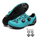 Meiju Mateju Chaussures de VTT Homme, Femme Chaussure de Cyclisme Velo Route Chaussures De Vélo De Sport De Plein Air Respirantes pour Compatibles avec Le Look SPD