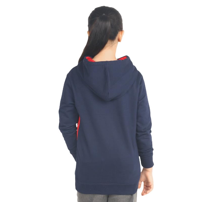 Image of Real Basics Girls Cotton Hooded Sweatshirt (Pack of 1)