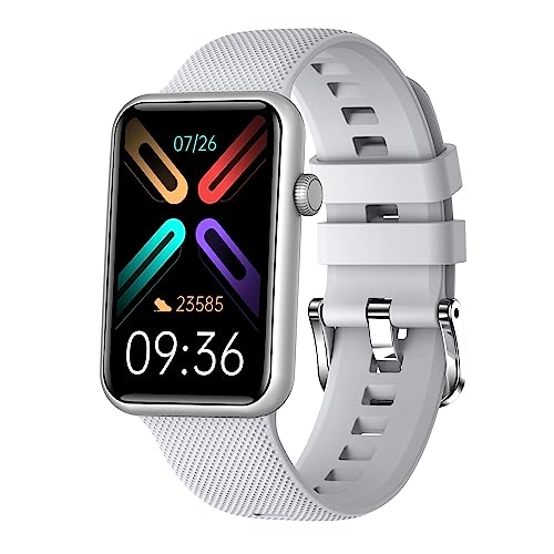 Image of GIZMORE Slate 1.57 inch AOD Display | AI | Sports Modes | SpO2, BT Calling Smartwatch (Gray)