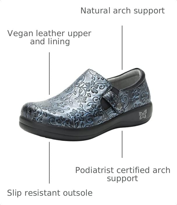 Image of Alegria Women's Kara Slip-On Comfortable Women's Nursing, Service, Healthcare Professional Shoes
