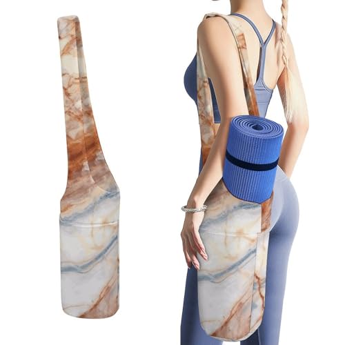 Sac pour tapis de yoga marbre grande capacité pour pilates