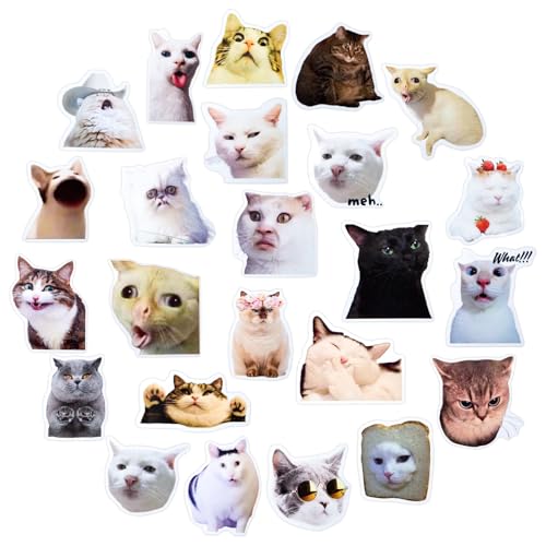Sxutop 24 Piezas Imanes de Gatos para Nevera Imanes de Refrigerador Divertidos Imane Pequeños Decorativos Juego de imanes Animales para Nevera Cocina Pizarra Blanca
