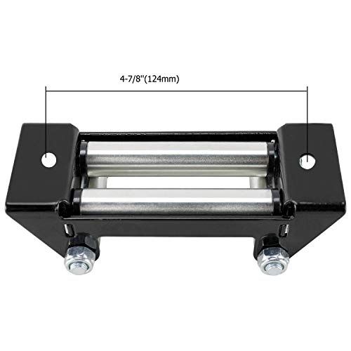 4-7/8" Winch Roller Fairlead Mount Atv Utv Suv Car For 2000-3500 Lbs Atv Winch Fairlead Replacement (124Mm) #TOP1