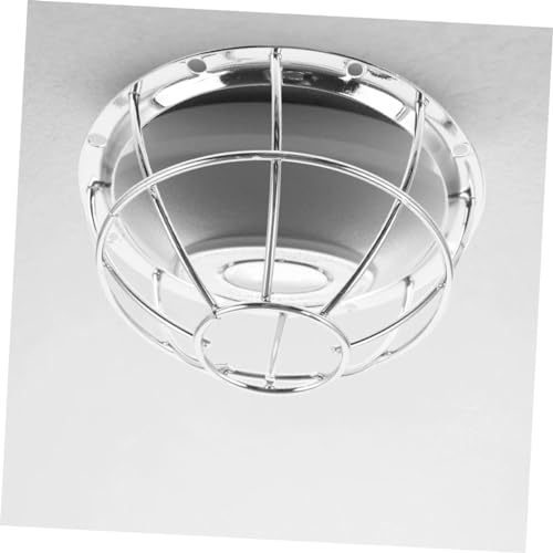 Cubierta Protectora para sensor de humo de acero inoxidable, 2 piezas plata 5