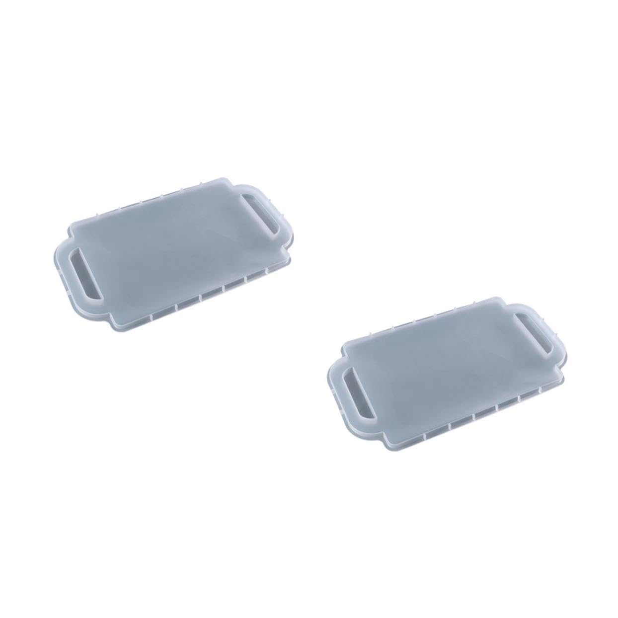 Moule de plateau de nourriture en silicone blanc pour repas de famille