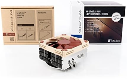 Noctua NH-L9x65 SE-AM4, Premium Low-profile CPU Cooler with 92mm Fan for AMD AM4 (Brown)