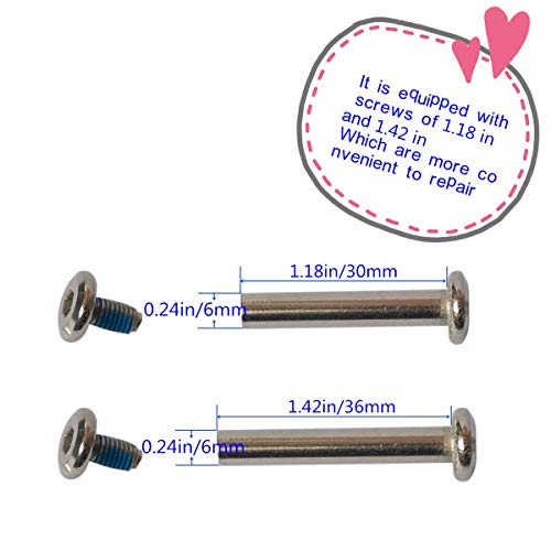 4 Wheels Wear-Resistant Mute Luggage Suitcase Replacement Wheels Rubber Swivel Caster Wheels Repair Kits (50Mm X 18Mm) #TOP5