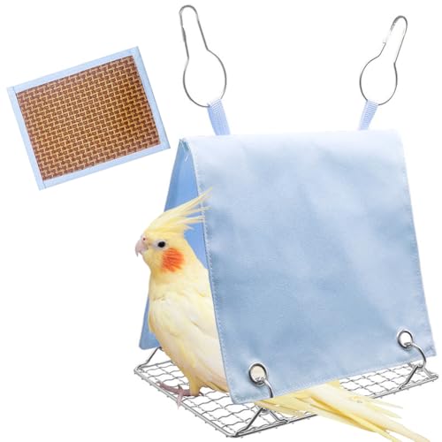 Image of Bird Nest House Bird Bed Hanging Hammock Tent Waterproof Hideaway Cave Snuggle Hut for Parrot Parakeet Cockatiel Conure Budgie Lovebird Medium