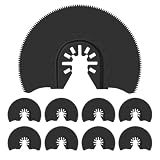 Cuchillas multílou, 6 piezas de sierra oscilantes de sierra de 3-1/2 pulgadas (88 mm). Hool oscilante de liberación de quck hecha con semicirculares semicirculares de acero con alto contenido de carb