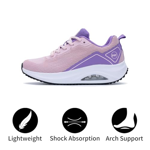 Image of Gyeice Women's Walking Shoes Arch Support Orthotic Breathable Tennis Sneakers for Plantar Fasciitis Pain Relief US 5.5-11