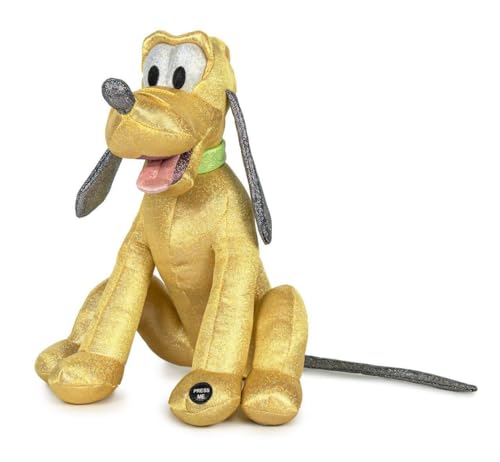 Peluche Pluto Glitter 100th Anniversary Disney 28cm