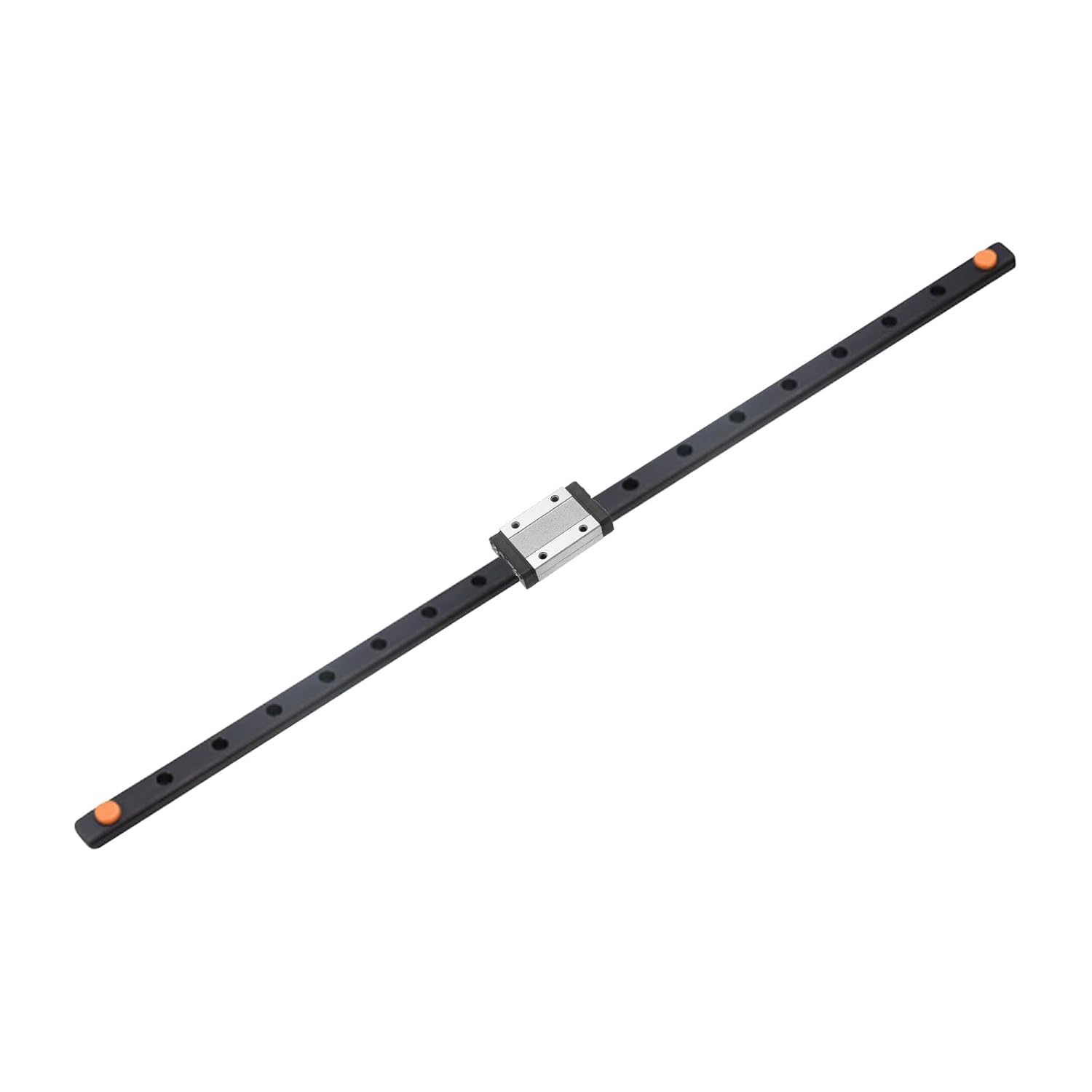 uxcell MGN12 450mm Linear Guide Rail with MGN12H Sliding Carriage Block Bearing Steel and Plastic Mini MGN12 Linear Guide for DIY 3D Printers and CNC Machine
