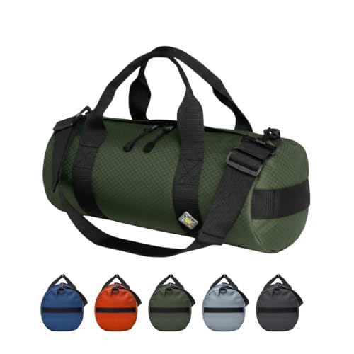 14L Compact Heavy Duty Duffle Bag, Weatherproof Ripstop Gym Travel Gear Bag