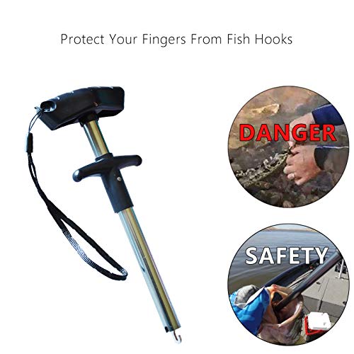 nonebrand Master Srlin Fish Hook Remover Tool,Includes Squeeze-Out Fish Hook Separator Tools and Fish Gripper.Minimize Injuries Fishing.Fishing Hook Remover,Fishing Tools,Fish Scale,Fish Lip Gripper - Thumbnail 6