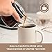 TRU Automatic Pour Over Coffee Maker with Digital Controls - Auto Coffee Maker with Plastic Cone Dripper - Coffee Brewer for Household Use