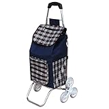 coches mil anuncio ronda malaga  Carrito de compras multifunción Carrito de escaleras para subir seis rondas/Remolque de comestibles/Carro plegable/Coche con varilla de tracción de aleación de aluminio/Coche para bolsa de ancianos/C