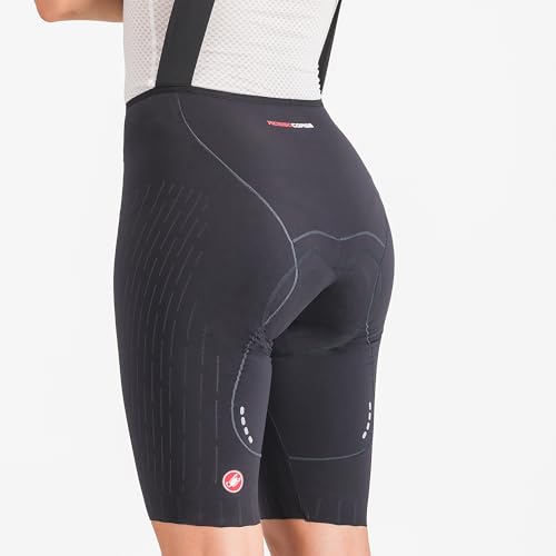 CASTELLI Bermuda feminina Free Aero Race S, roupa de ciclismo de estrada aerodinâmica, com almofada