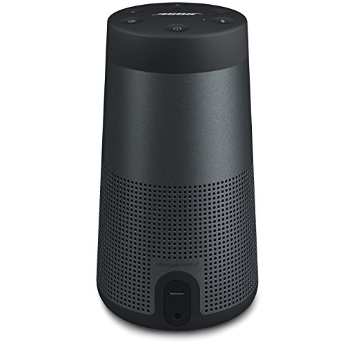 The Bose SoundLink Revolve, the Portable Bluetooth Speaker with 360 Wireless Surround Sound, Triple Black