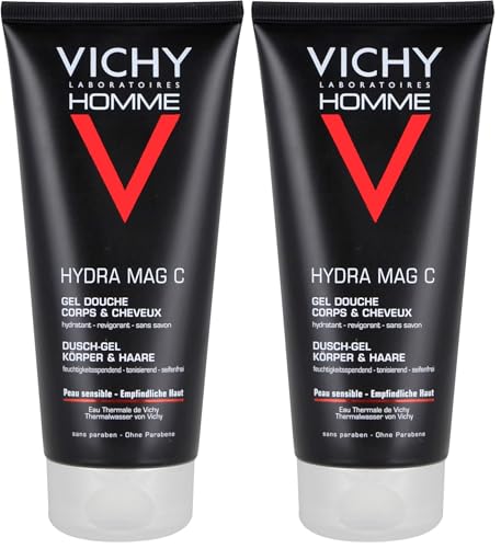 Gel de ducha Vichy Homme para deportistas que buscan activar la piel cansada por la mañana