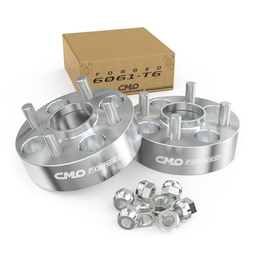 Customadeonly 2pc 1.5" (38mm) 4x100 Hubcentric Wheel Spacers - 54.1mm Bore - M12x1.5 Studs - Forged Aluminum - Fits Miata Corolla MR2 Rio - Measure Fender Gap