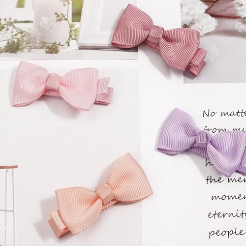 image for CÉLLOT CELLOT Baby Girls Fully Lined Hair Bows Hair Pins, 2' Hair Bow