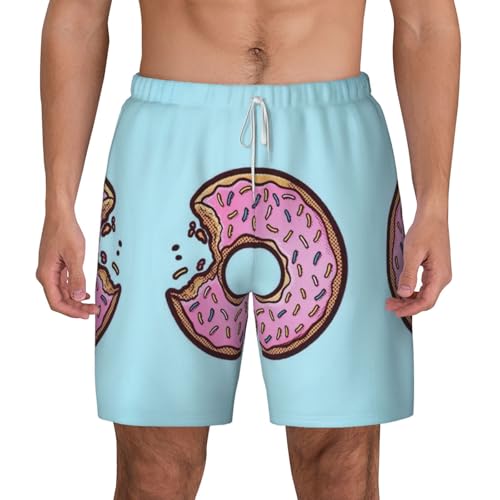 Short de bain homme anti irritation et humidité imprimé donut fun