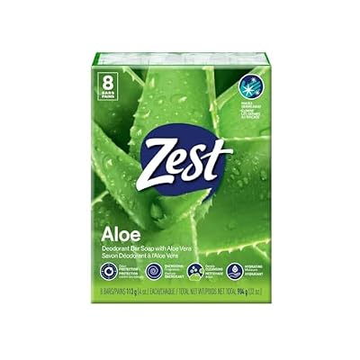Zest Bar Soap, Fresh Aloe, 4 Oz, 16 Bars Pack