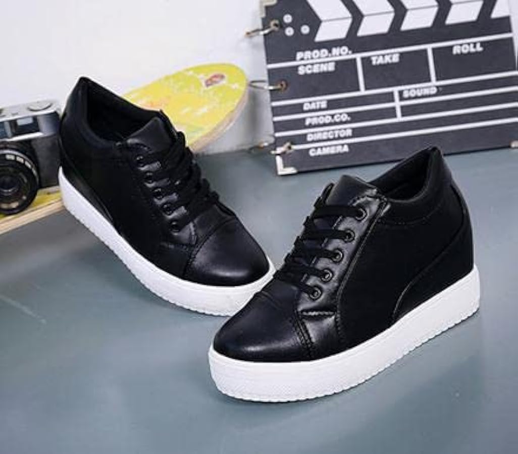 Amazon | [アスペルシオ] 可愛い インヒールスニーカー レースアップ