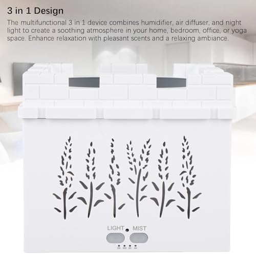 Difusor aromático eléctrico 400ml TOPINCN con luz nocturna miniatura 3