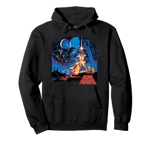 Star Wars A New Hope Classic Vintage Poster Hoodie Pullover Hoodie