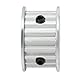 sourcing map Synchrone Rad 20 Zähne 17mm Bohrung Aluminium Zahnriemenscheibe 16 mm breite Riemen DE de