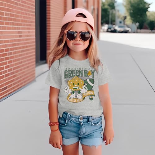 CM C&M WODRO Toddler Baby Boy Girl Football Shirt Cheese Game Day T-Shirt Kids Short Sleeve Football Fans Gift Tee Tops3