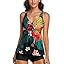 Black & Floral & Pineapple Printed Black & Floral & Pineapple Printed