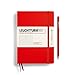 Leuchtturm Hardcover Medium A5 Dotted Notebook [Red]