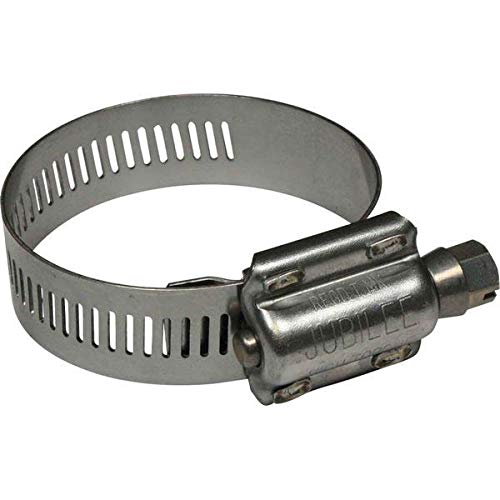 Jubilee Genuine Clips SS316 Stainless Steel High Torque Hose Clamp Marine Grade Diameter from 35-55mm (10pcs)