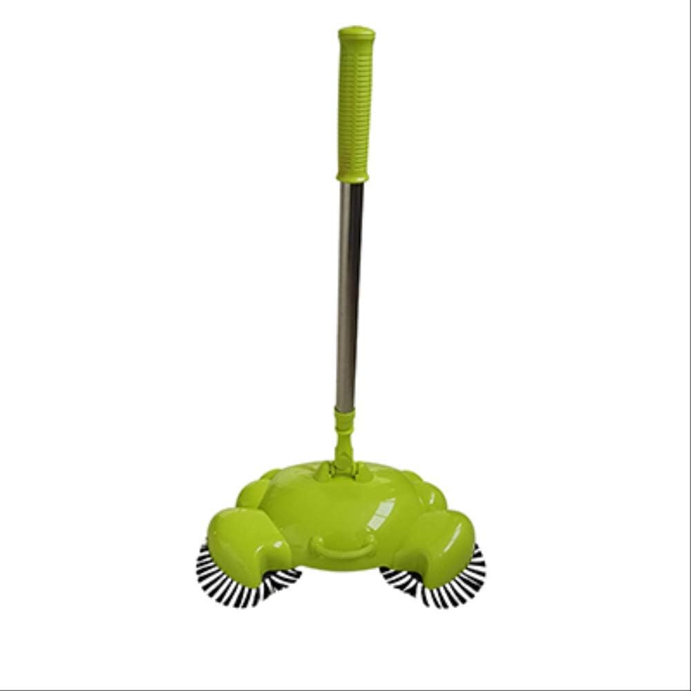 spingere la scopa per spazzare