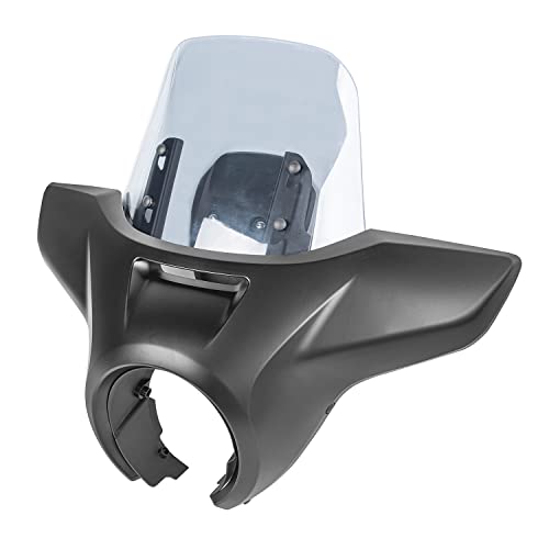 Tazgantax Motorcycle Front Headlight Fairing Windshield For Rebel1100 Mask Windscreen Visor Wind Deflector Screen Shield Compatible With H-Onda Rebel Cmx1100 2021 2022 2023 (Light Smoke+Matte Black) #TOP5