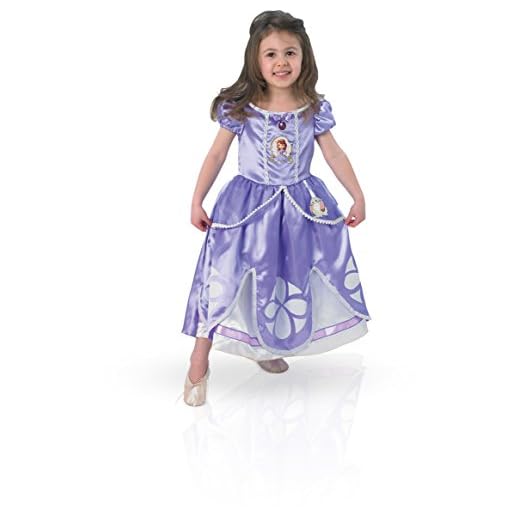 Princesas Disney - Disfraz de Princesa Sofía para niña, infantil 3-4 años (Rubie's 154980-S)
