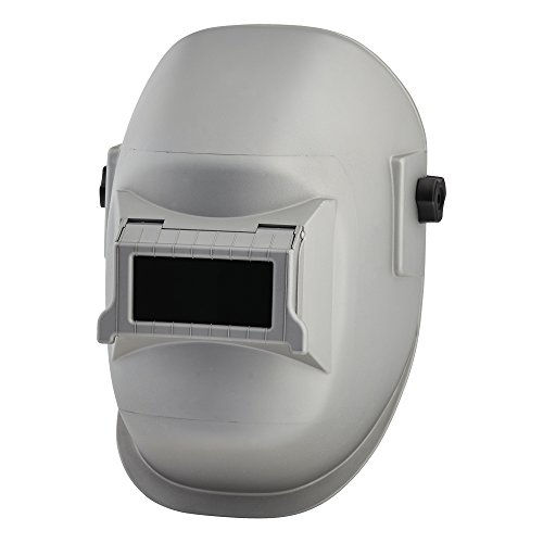 Image of Sellstrom Lightweight, Super Tuff Nylon Shell and Rachet Headgear, Welding Helmet with 4-1/4" x 2" Sel-Snap Lift Front, Tough Thermoplastic Resin, Certified Frustration Free, Silver Coated, S29411