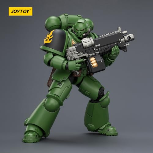 JOYTOY Warhammer 40k Salamanders Intercessor with Bolt Rifle, Bolt Pistol and Chainsword 1/18 Action Figure Collect and Display Model by JOYTOY - Used condition - Image 5