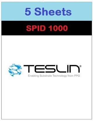 Vista 5 de Papel sintético para impresoras en el hogar., Full Sheet InkJet Teslin® (hoja completa) inkjet teslin